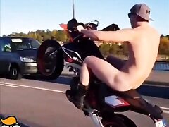 naked on a bike - video 2