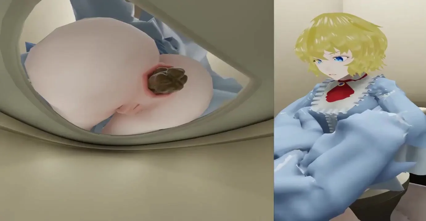 Anime Sofia pooping toilet scene pic