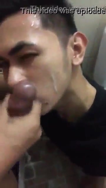 Gay boy getting a facial
