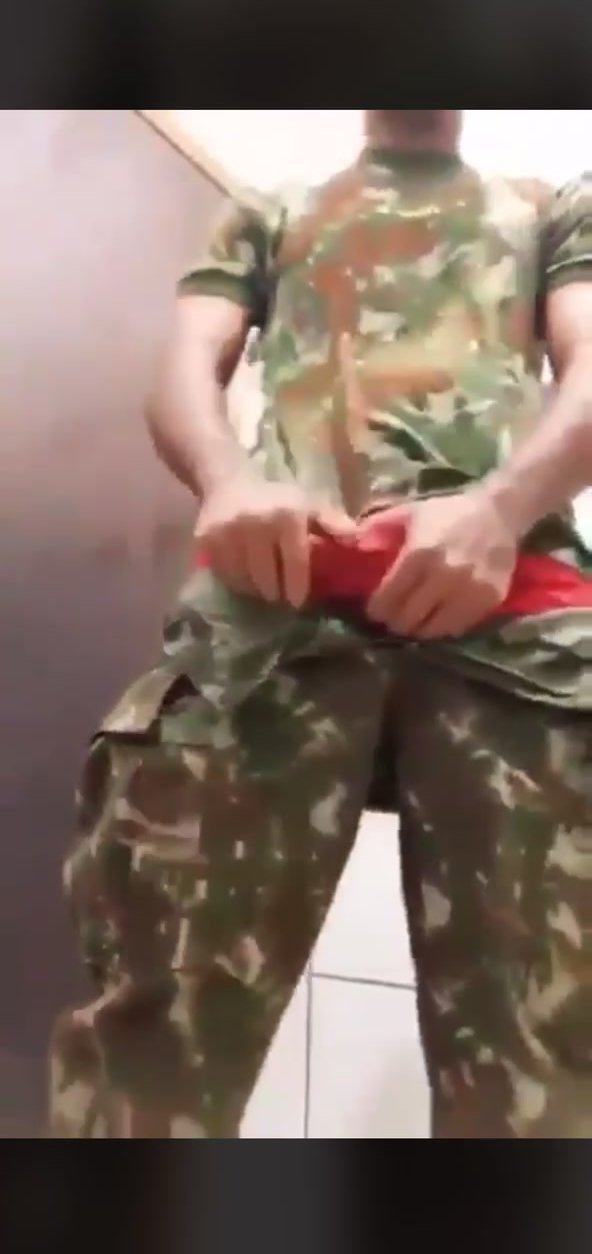 Showing off in the restroom
