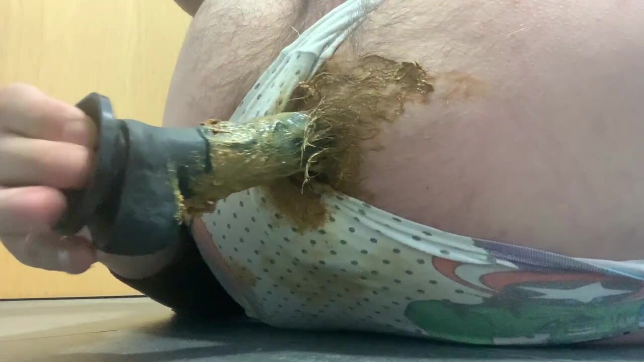 Fucking shitty ass with girl’s panties on