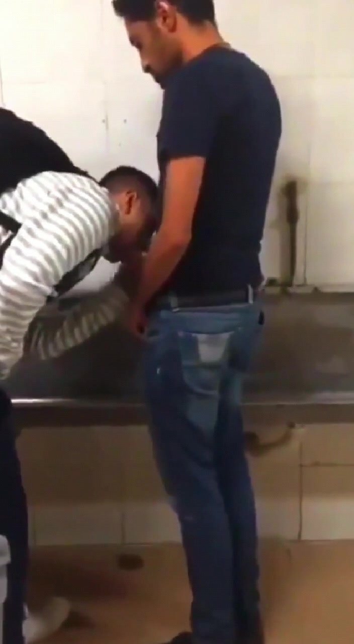 6- Public restroom blowjob