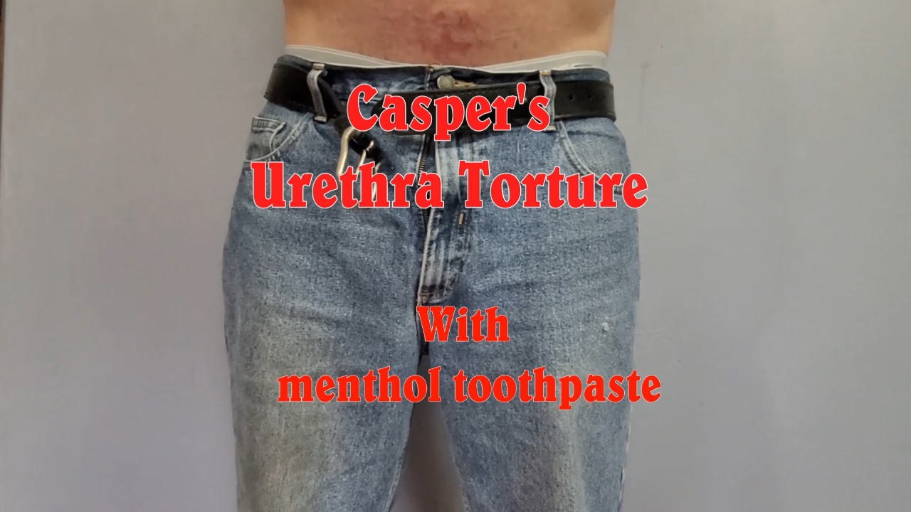 Casper's toothpaste urethra task