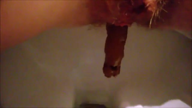 Girl pooping on toilet self shot 19
