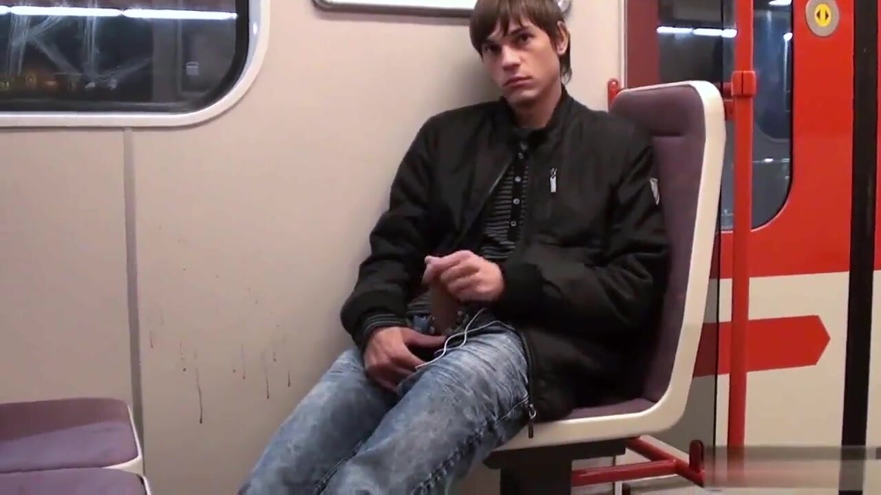 cumming in the subway