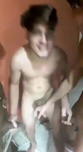 3 friends trying cock