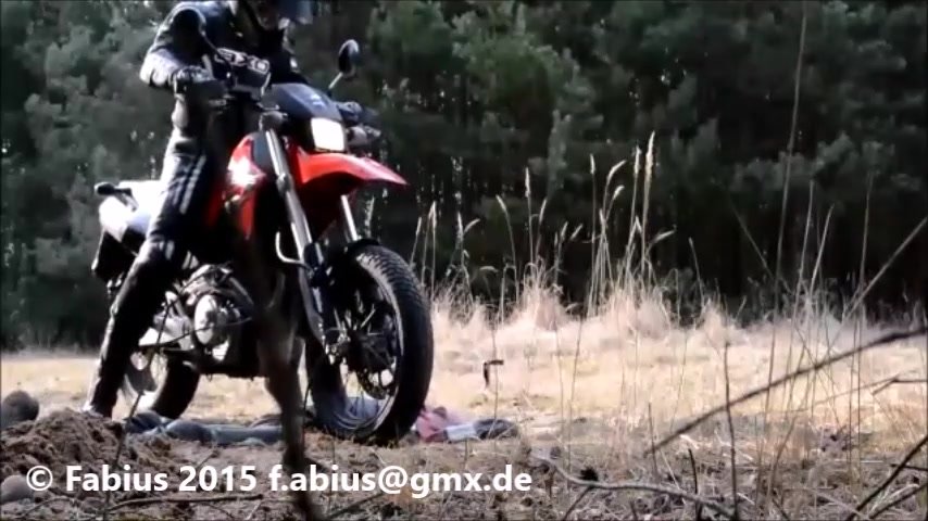 Fabius get run over by motor bike - part 1