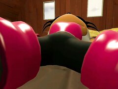 SFM Rouge the Bat farting and pooping