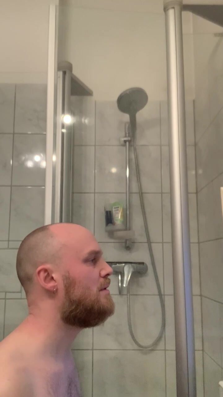 Hauling one down before a shower