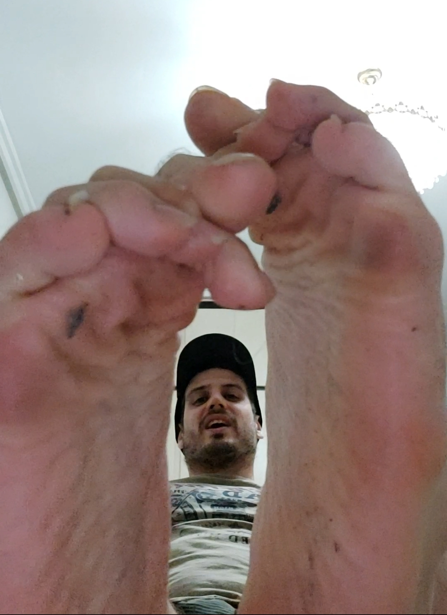 STR8 ALPHA GUY WITH BIG SOLES, TOES AND LONG TOENAILS!