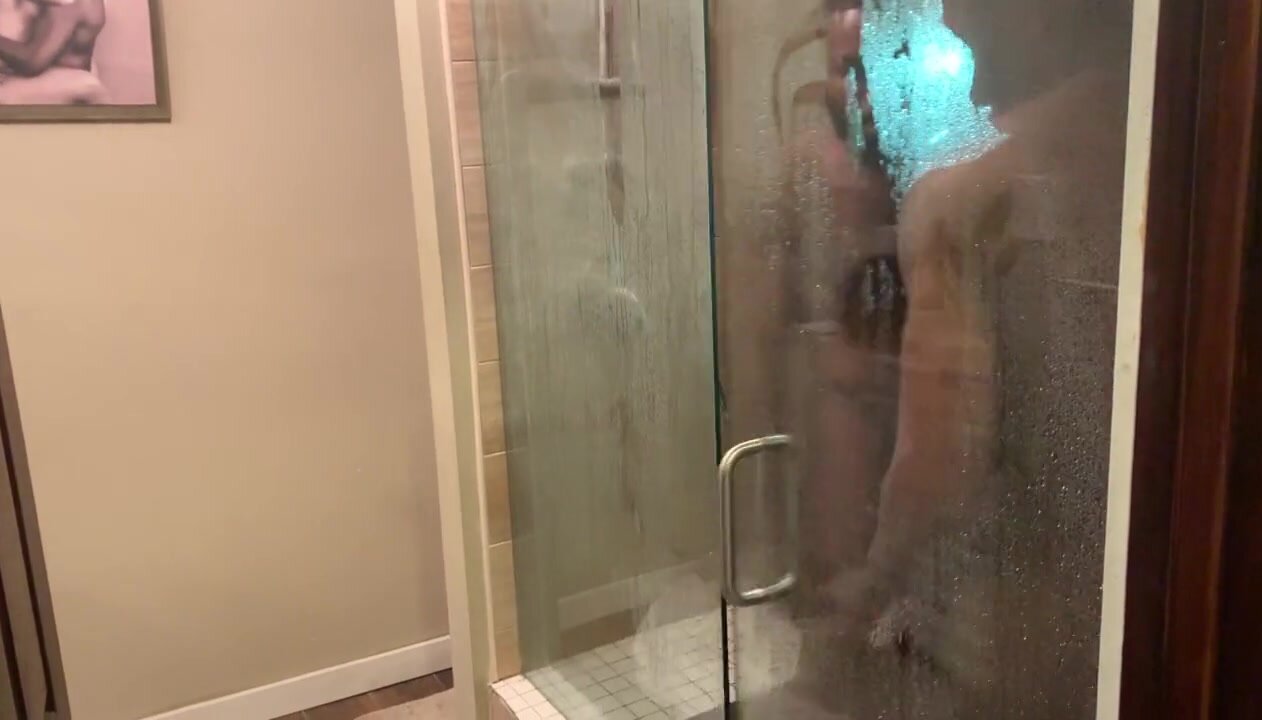 shower with my step brother and his friend