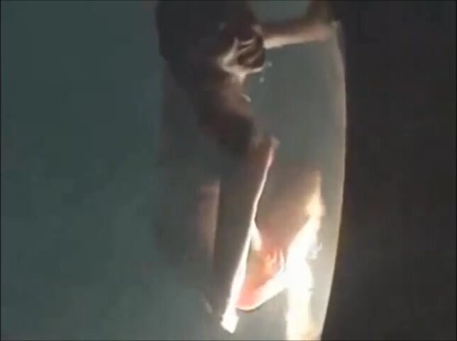 underwater girl farts