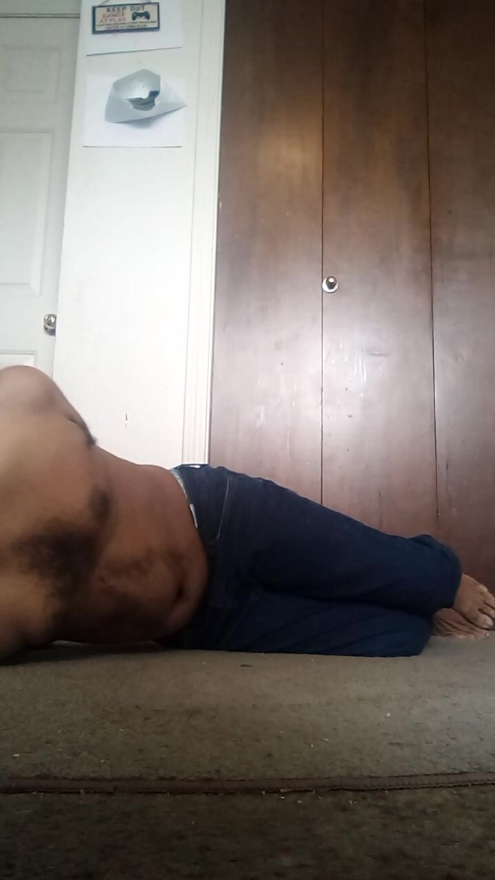 Struggling after buddies tie me up