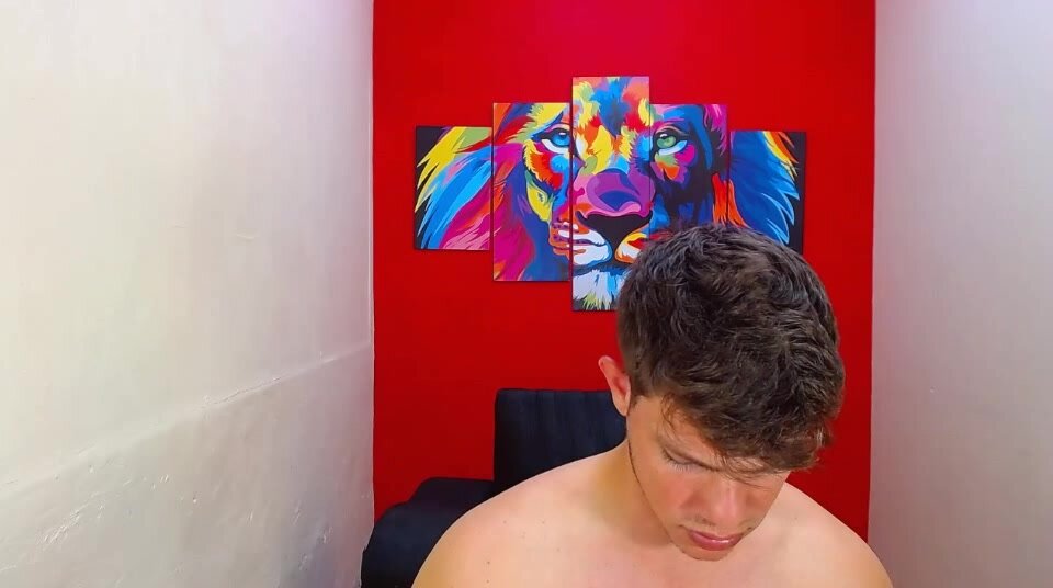 cute colombian boy masturbates