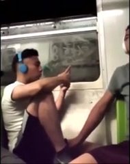 Cruising on the metro