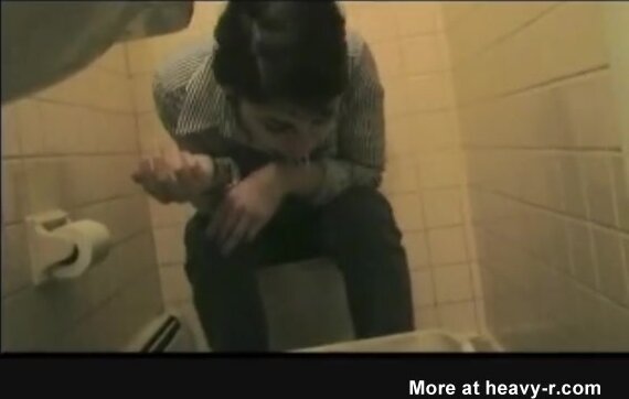 Puking in a toilet - video 2