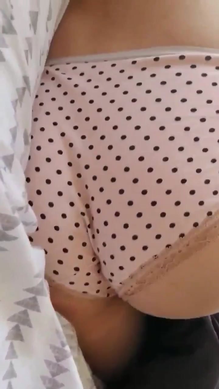Cute girl farting in panties