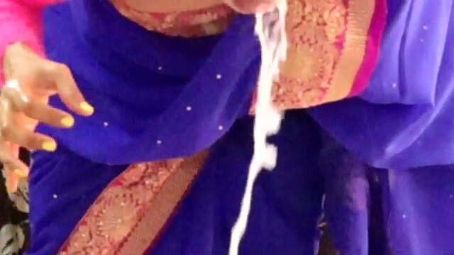 cute Indian woman pukes