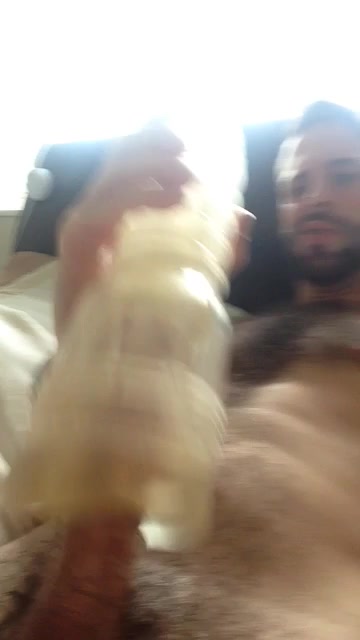 Hung Dude Fucks Fleshlight