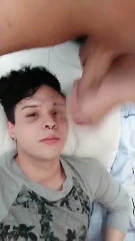 Jerk over face