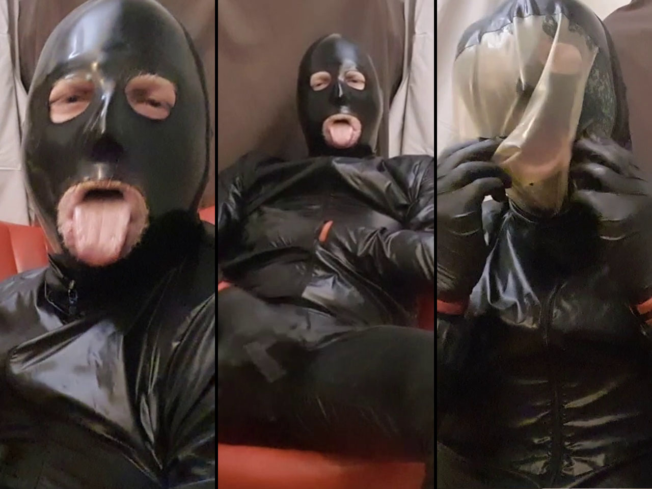 08 - Solo session in nylon tracksuit and rubber