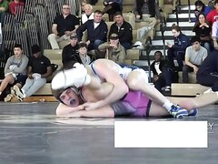 wrestler films himself blowing off steam after being dominated on the mat