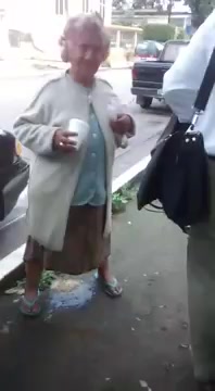 Latina Granny makes shitty mess