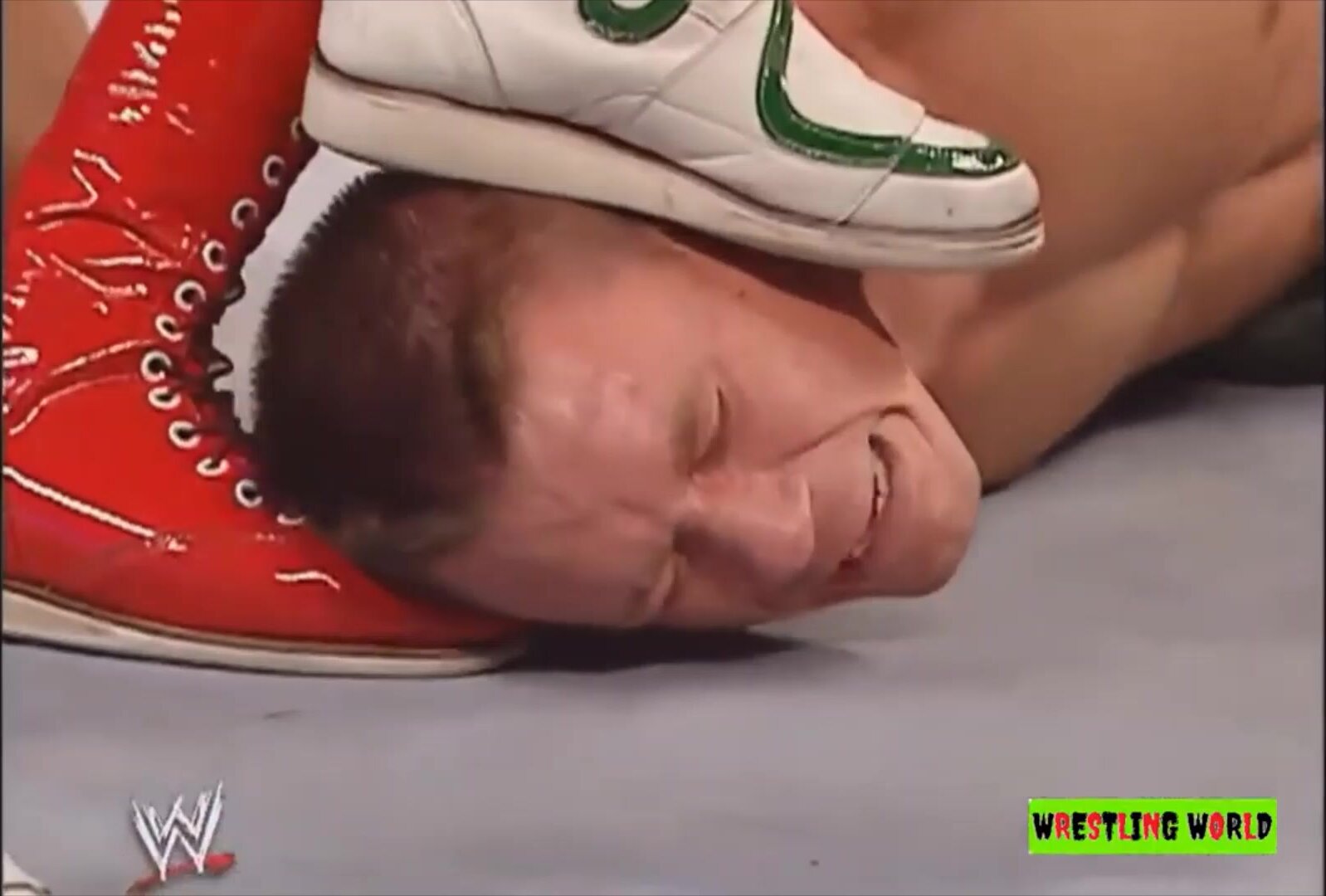 John Cena forced to kiss feet