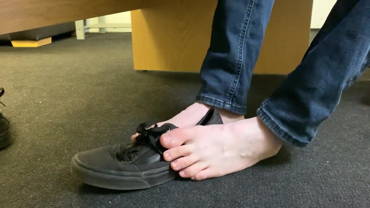 Sexy Feet Under The Desk