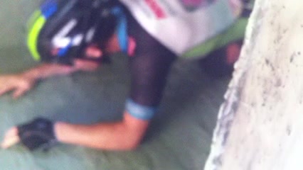Cyclist sucked toilets