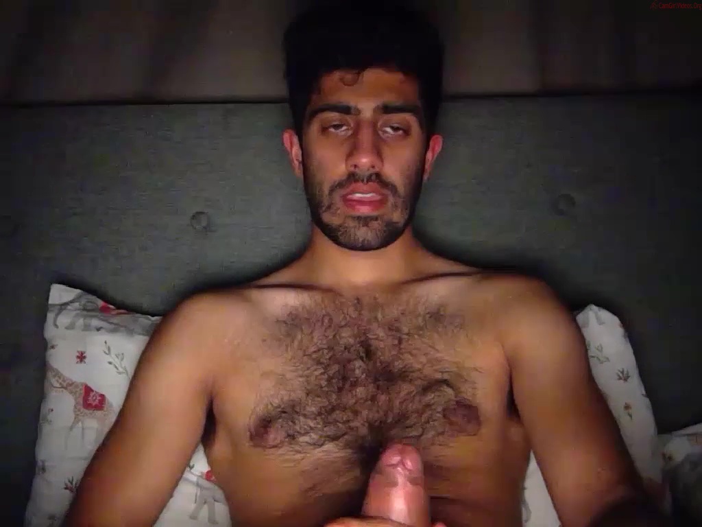 Hairy desi boy playing with cockk