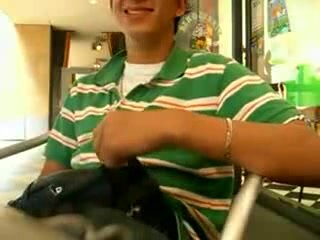 Caught boy show boner dick