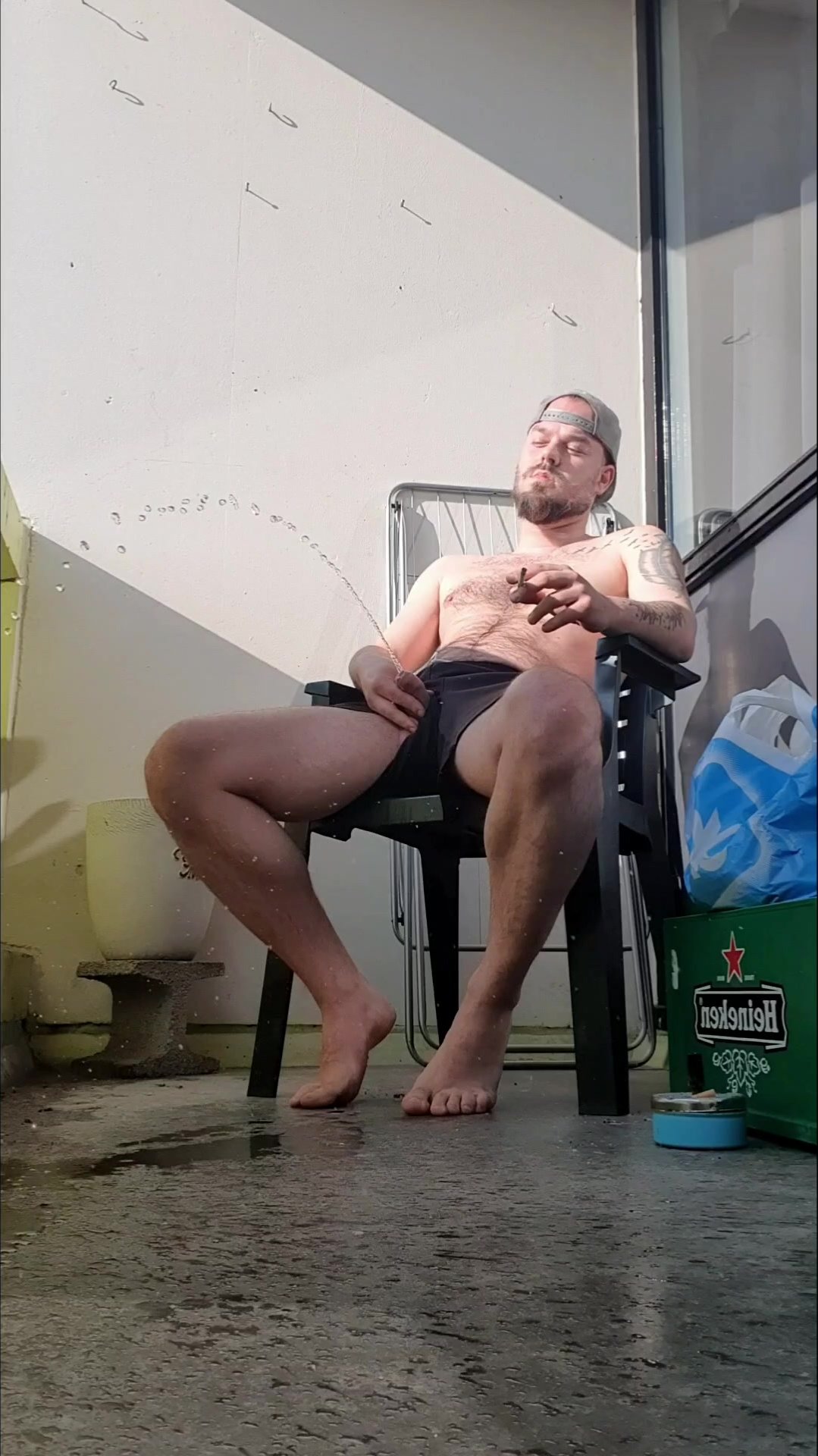 Smoking and Pissing - video 2