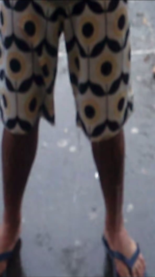Guy piss shorts
