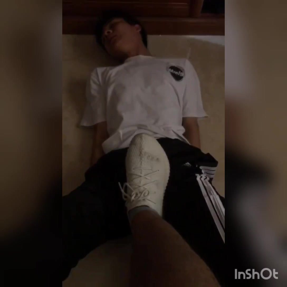 kick Chinese high school boy’s dick
