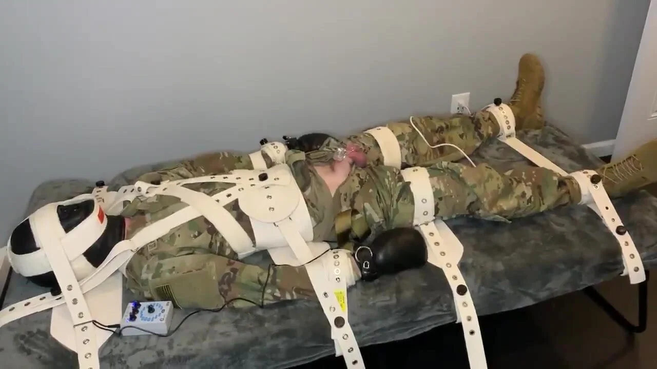 Gay military bondage