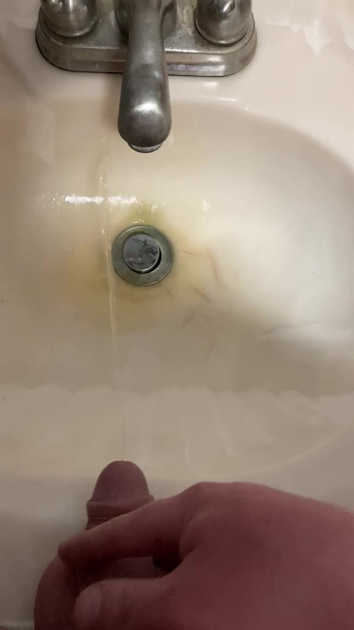 Had to piss. Why not in sink