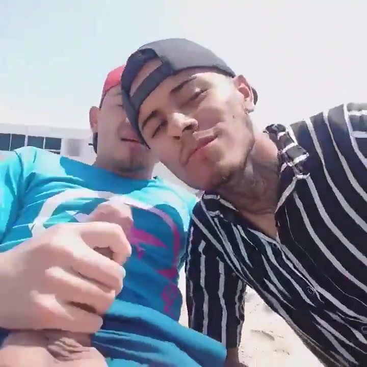 Latino Bros On The Beach