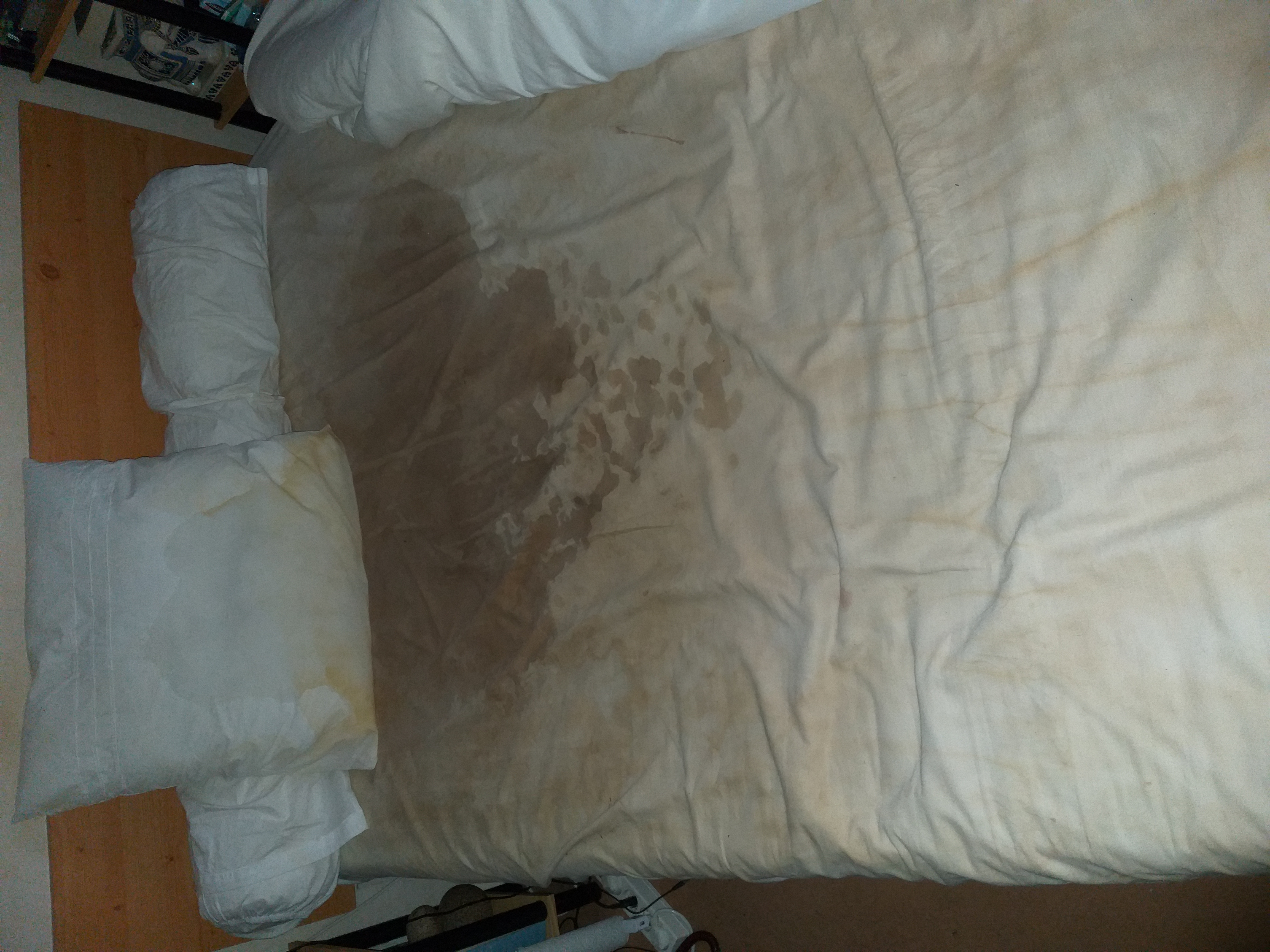 My dirty stinky bed