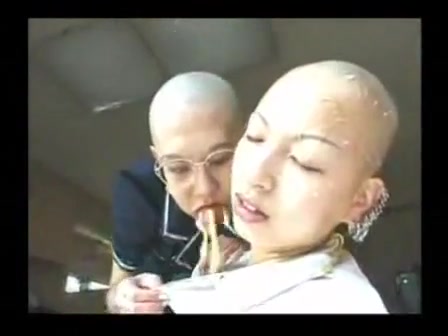 Bald ladies puking