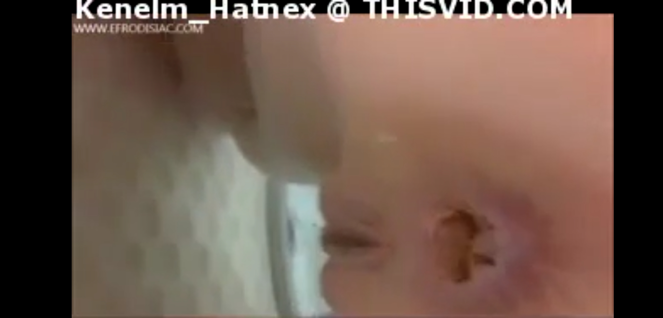 Tattooed girl pooping underwater