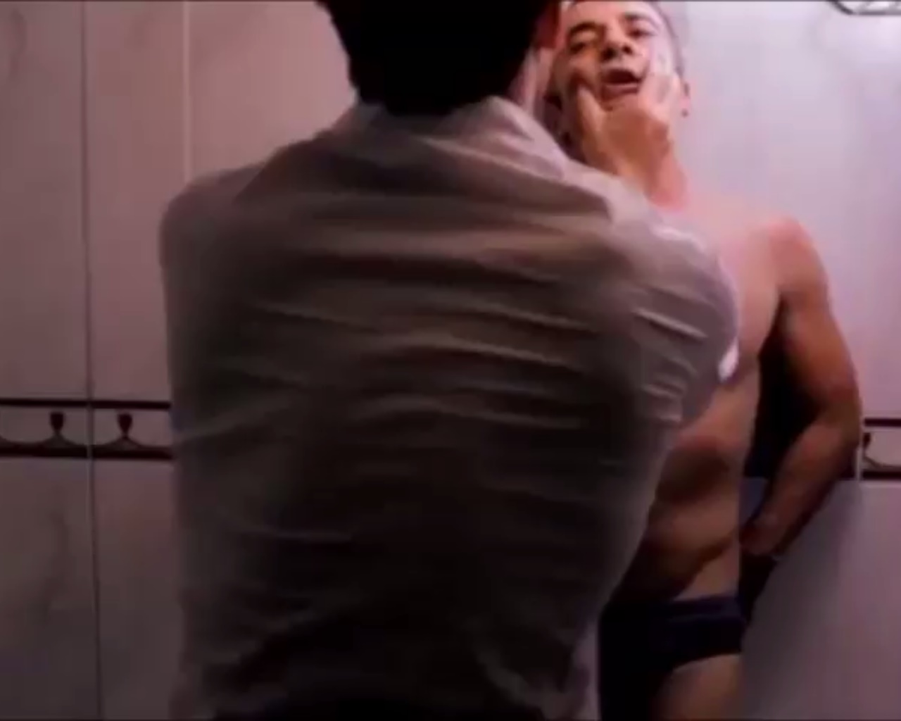 Gay rape porn scene