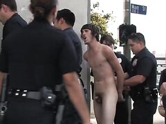 Very Small Naked Protest by Occupy LA Part 2