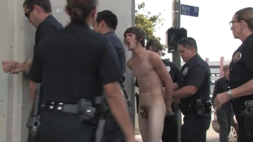 Very Small Naked Protest By Occupy La Part 2 7563