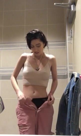pretty and sexy teen urinating