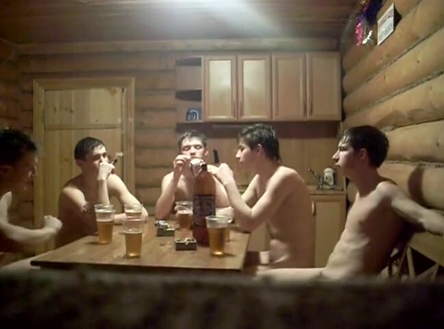 russian, sauna, guys