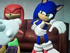 [SFM] Sonic Farts on Knuckles (Smelly Raccoon)
