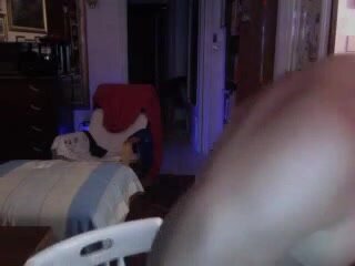Cute dude with puppy eyes show his ass