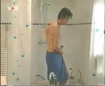 Hot Naked Guy Comes Out of the Shower