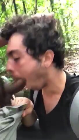 Sucking innthe woods